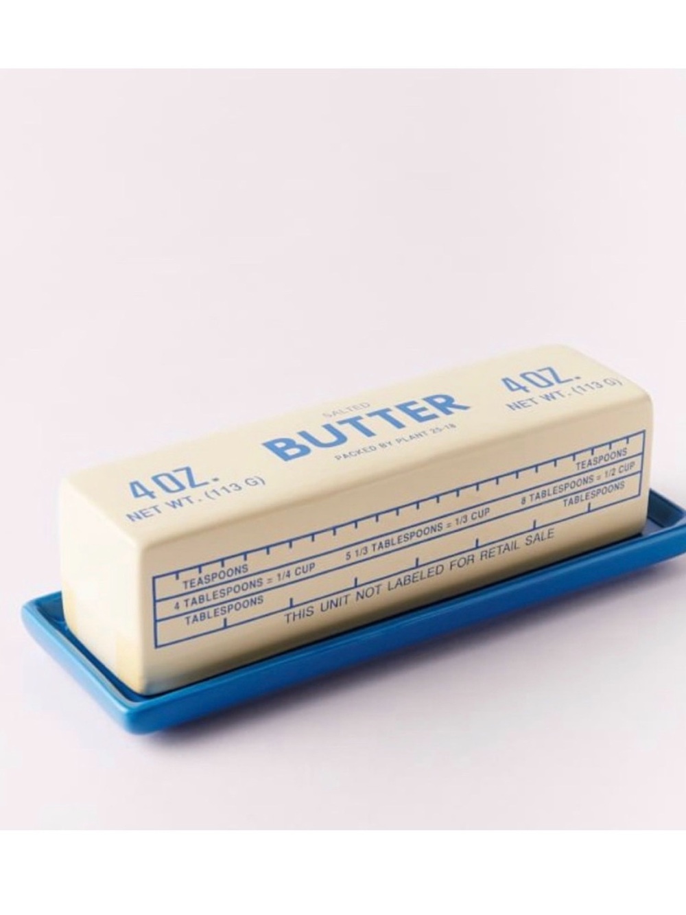 RARE Fishs Eddy x West Elm Ceramic Butter Dish